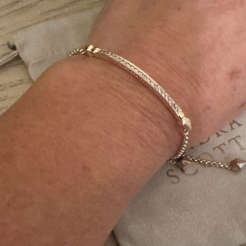 Kendra Scott Ott Adjustable Link Chain Bracelet - 9” (Like New)